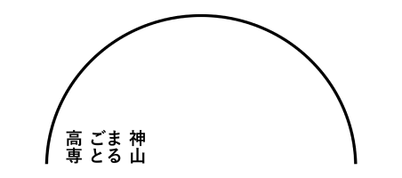 神山まるごと高専のロゴ